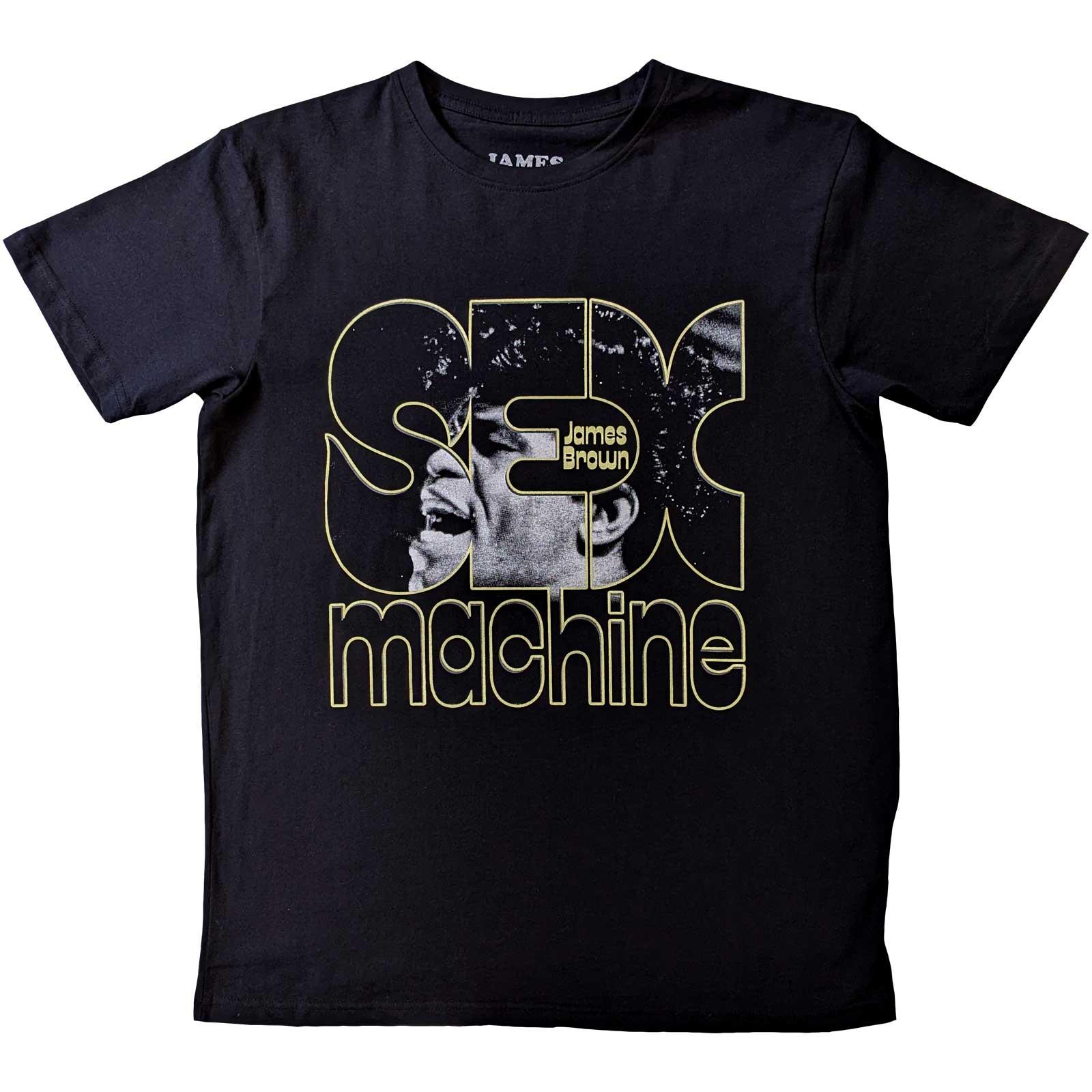 (ジェームス ブラウン) James Brown オフィシャル商品 ユニセックス Sex Machine Tシャツ コットン 半袖 トップス 【海外通販】