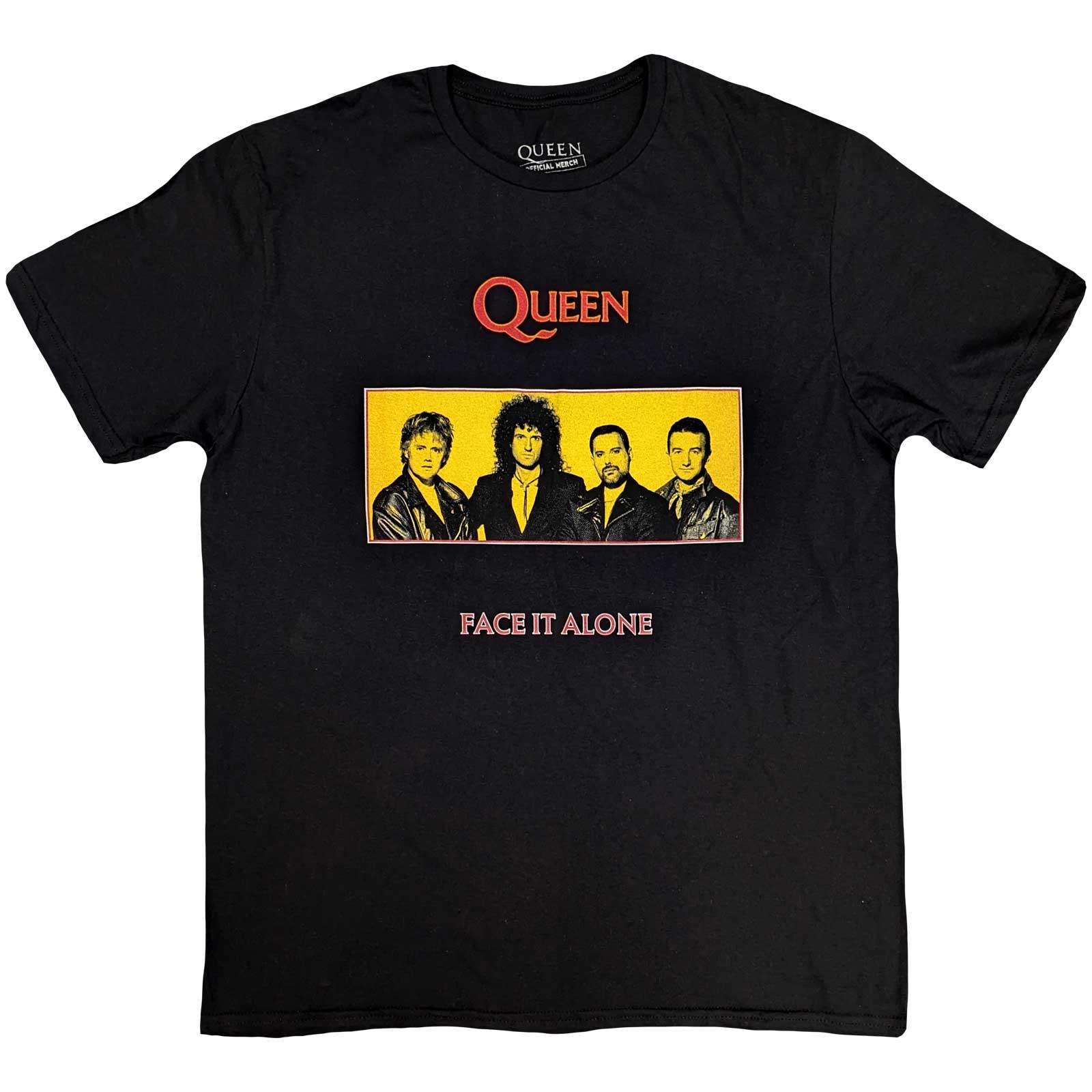 乐天商城 - (クイーン) Queen オフィシャル商品 ユニセックス Face It Alone Tシャツ パネル 半袖 トップス 【海外通販】