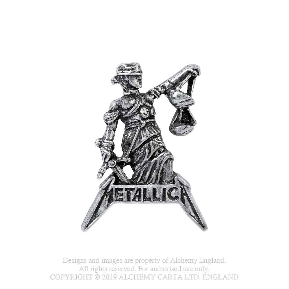 (メタリカ) Metallica オフィシャル商品 Justice For All 3D バッジ メタルバッジ 【海外通販】