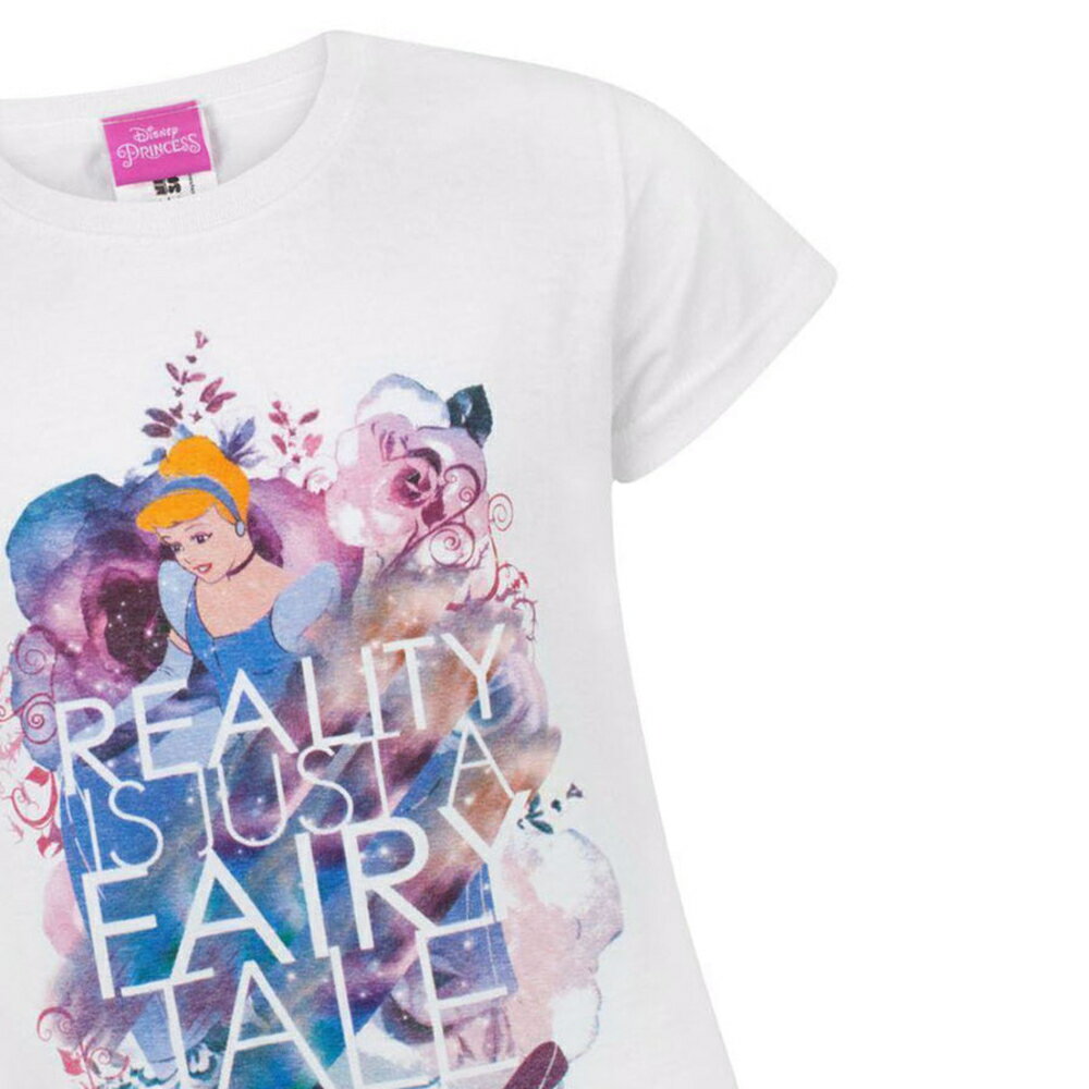 (シンデレラ) Cinderella オフィシャル商品 キッズ・子供 ガールズ Reality Is Just A Fairy Tale Tシャツ 半袖 トップス カットソー 【海外通販】