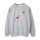 (クマのプーさん) Winnie the Pooh オフィシャル商品 レディース Balloon トレーナー 長袖 トップス 【海外通販】