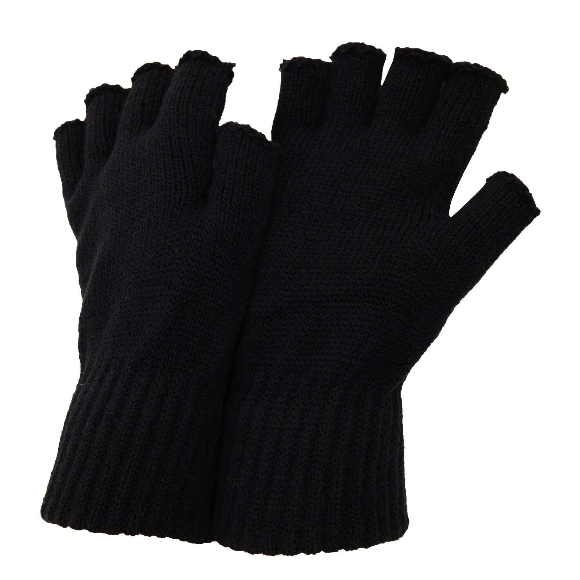(フロソ) FLOSO 冬用 フィンガーレスグローブ 指なし手袋 フィンガーカット手袋 男性用 