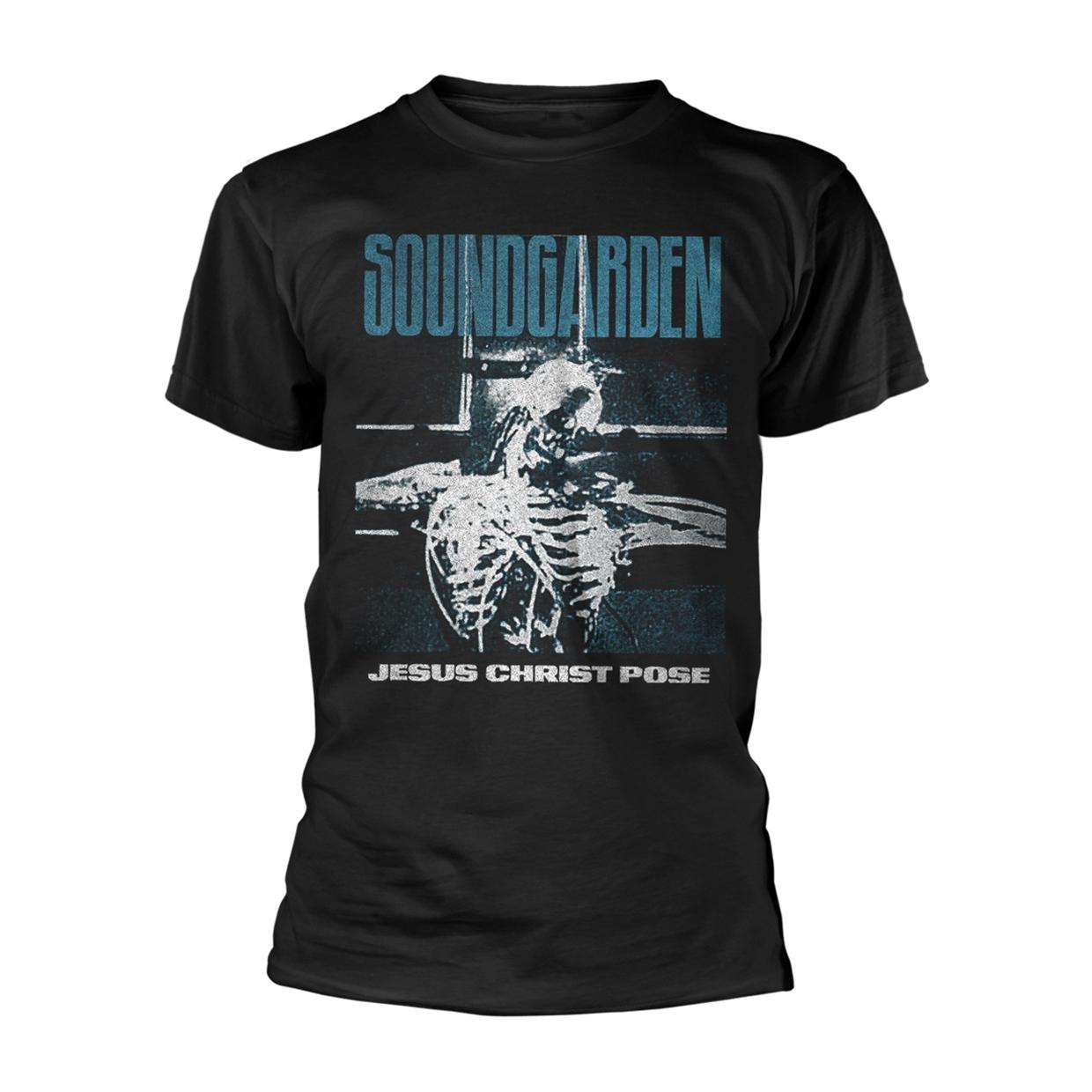 (サウンドガーデン) Soundgarden オフィシャル商品 ユニセックス Jesus Christ Pose Tシャツ 半袖 トップス 【海外通販】