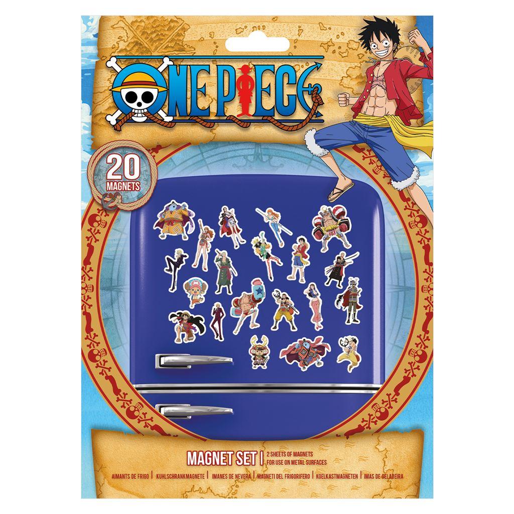 (ワンピース) One Piece オフィシャル商品 大航海時代 フリッジマグネット 冷蔵庫 磁石 セット (20ピース) 【海外通販】
