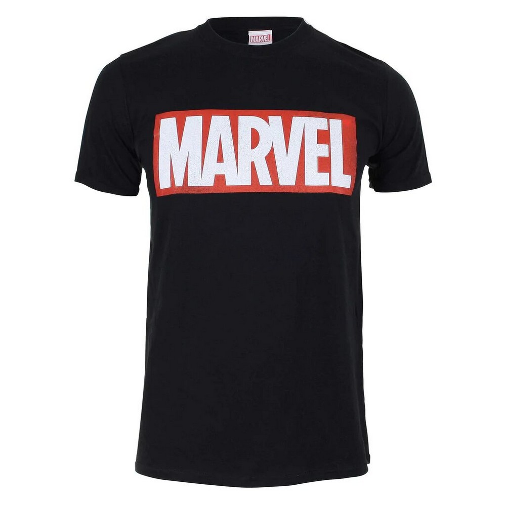 (マーベル・コミック) Marvel Comics オフィシャル商品 メンズ Core Tシャツ ロゴ 半袖 トップス 【海外通販】