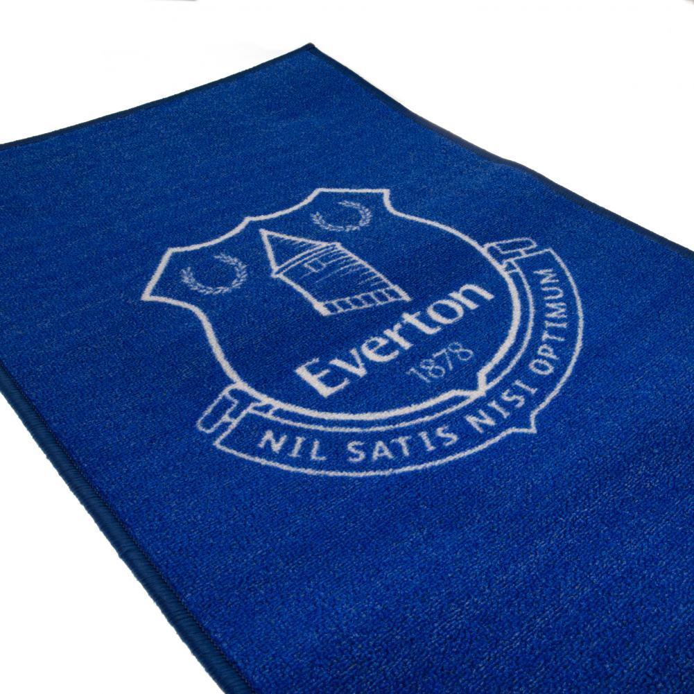 エバートン フットボールクラブ Everton FC オフィシャル商品 ロゴ入り ラグ フロアマット 