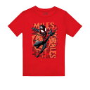(スパイダーマン) Spider-Man オフィシャル商品 キッズ・子供 マイルズ・モラレス Tシャツ スプレー 半袖 トップス 【海外通販】