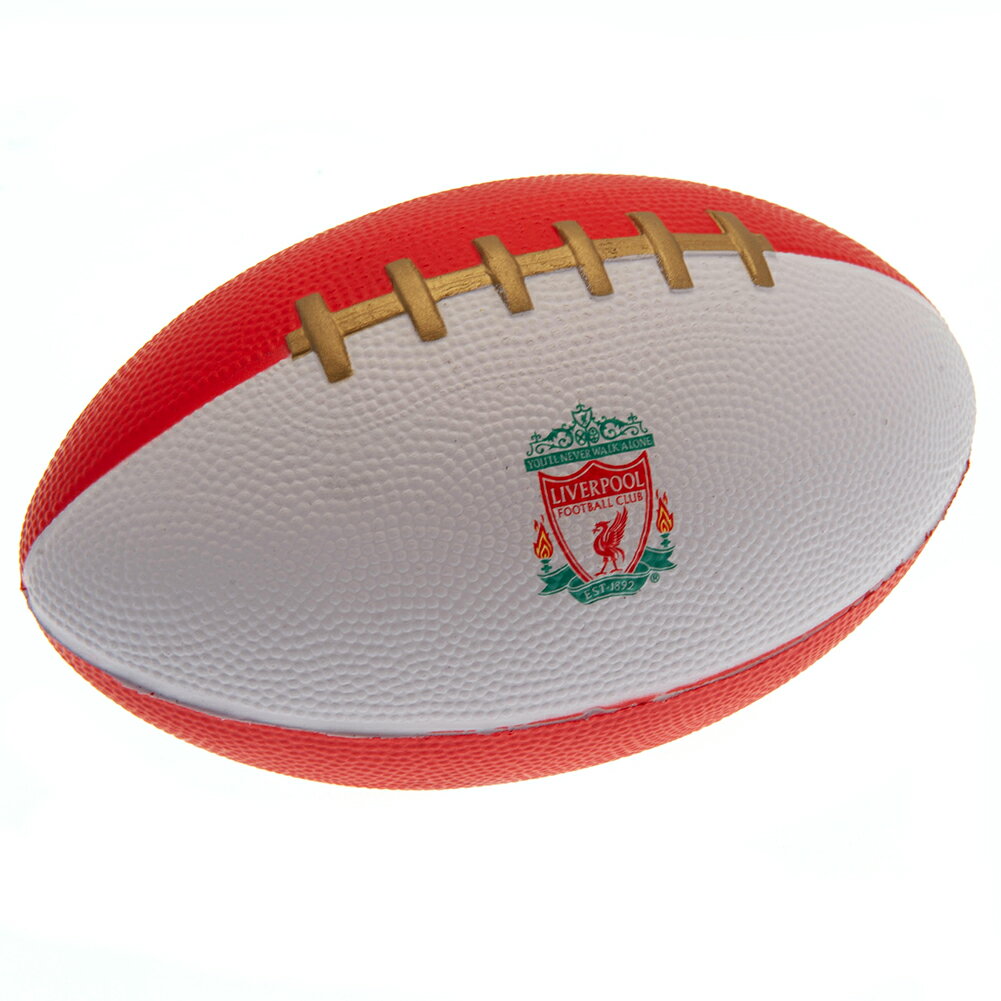 リバプール・フットボールクラブ Liverpool FC オフィシャル商品 ミニ フォーム素材 飾り アメフトボール ボール 【…