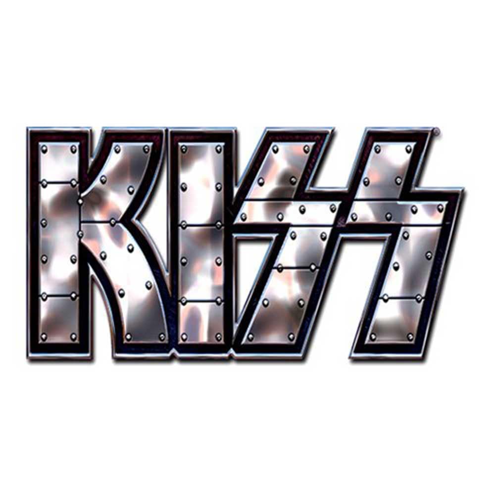 (キッス) Kiss オフィシャル商品 ロゴ スタッド バッジ 【海外通販】