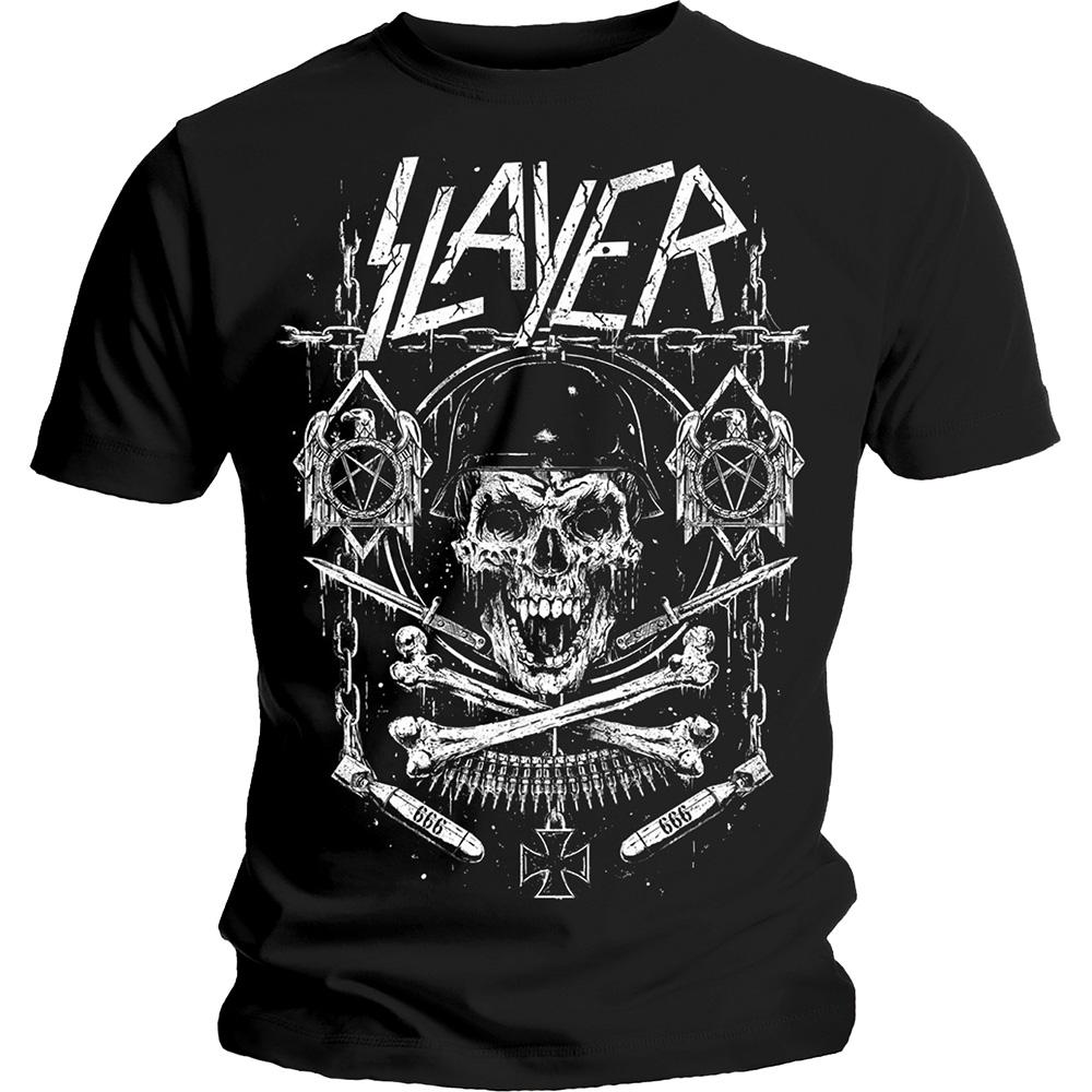 Rakuten - (スレイヤー) Slayer オフィシャル商品 ユニセックス Revised Skull And Crossbones Tシャツ 半袖 トップス 【海外通販】