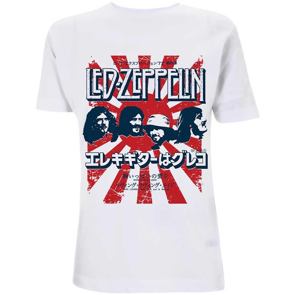 楽天Pertemba Japan（レッド・ツェッペリン） Led Zeppelin オフィシャル商品 ユニセックス Japanese Burst Tシャツ コットン 半袖 トップス 【海外通販】