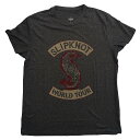 (スリップノット) Slipknot オフィシャル商品 ユニセックス ビンテージ風 Tシャツ コットン 半袖 トップス 【海外通販】