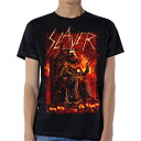 (スレイヤー) Slayer オフィシャル商品 ユニセックス Goat Skull Tシャツ 半袖 トップス 【海外通販】