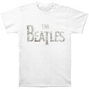 (ザ・ビートルズ) The Beatles オフィシャル商品 ユニセックス Drop T ロゴ Tシャツ 半袖 トップス 【海外通販】