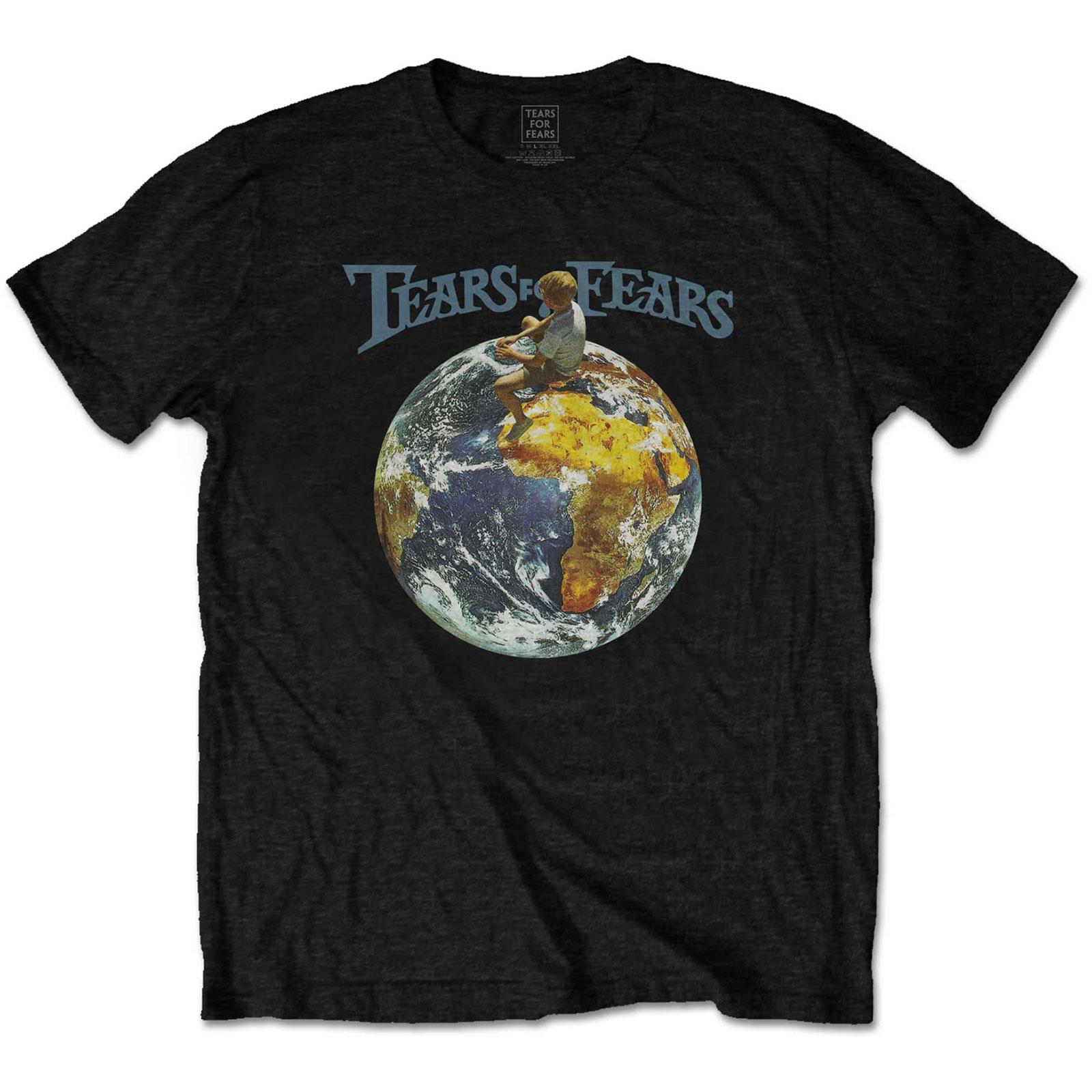 (ティアーズ・フォー・フィアーズ) Tears For Fears オフィシャル商品 ユニセックス Earth Tシャツ 半袖 トップス 【海外通販】