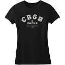 (シービージービー) CBGB オフィシャル商品 レディース Classic ロゴ Tシャツ コットン 半袖 トップス 【海外通販】