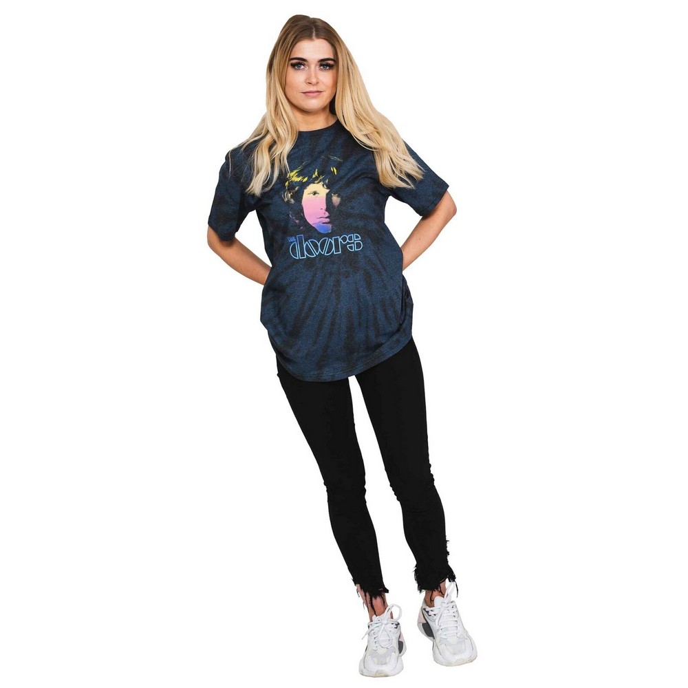 (The Doors) ドアーズ オフィシャル商品 ユニセックス Jim Gradient Tシャツ タイダイ 半袖 トップス 