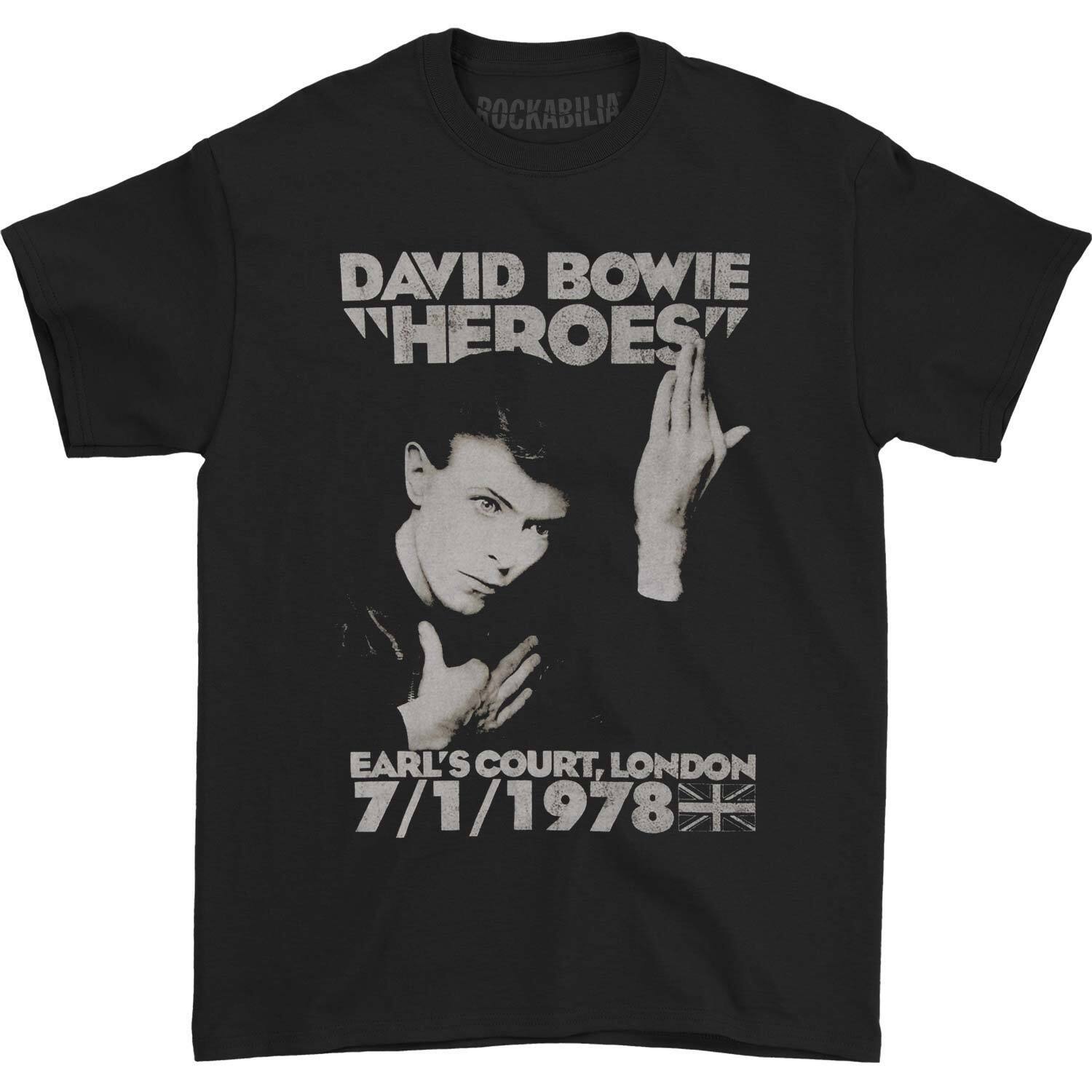 (デヴィッド ボウイ) David Bowie オフィシャル商品 ユニセックス Heroes Earls Court Tシャツ 半袖 トップス 【海外通販】