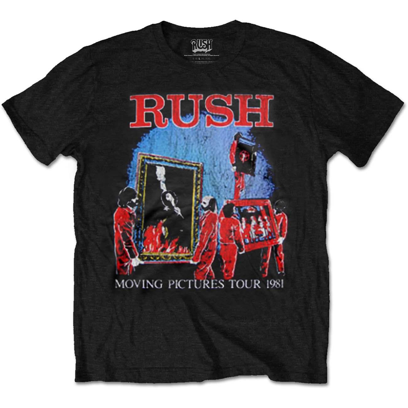 (ラッシュ) Rush オフィシャル商品 ユニセックス Moving Pictures Tour Tシャツ コットン 半袖 トップス 【海外通販】