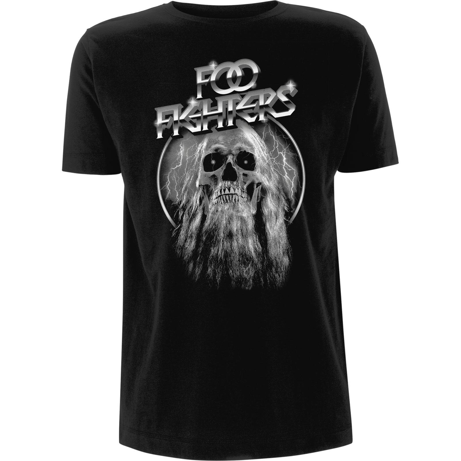 (フー・ファイターズ) Foo Fighters オフィシャル商品 ユニセックス Bearded Skull Tシャツ 半袖 トッ..