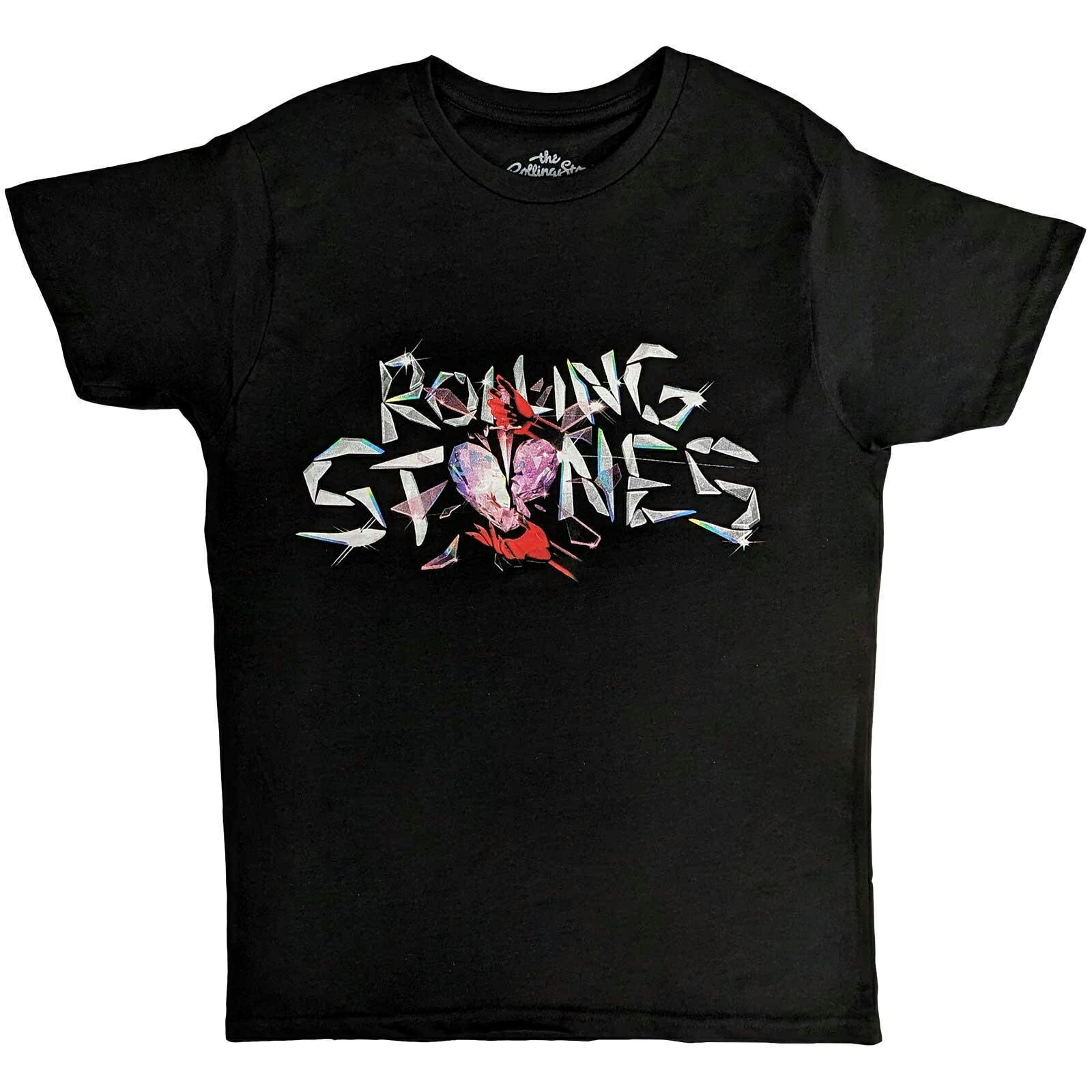 (ローリング・ストーンズ) The Rolling Stones オフィシャル商品 ユニセックス Hackney Diamonds Tシャツ グラス ロゴ 半袖 トップス 