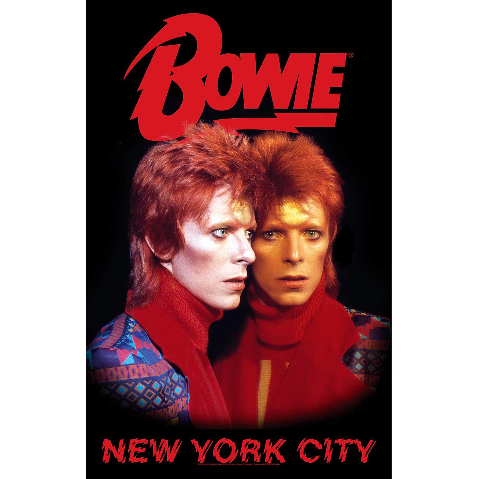 デヴィッド・ボウイ David Bowie オフィシャル商品 New York City テキスタイルポスター 布製 ポスター 【海外通販】