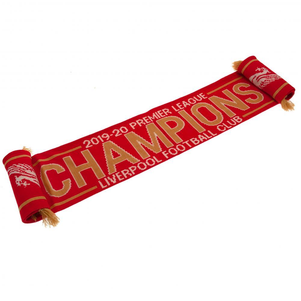 リバプール・フットボールクラブ Liverpool FC オフィシャル商品 プレミアリーグチャンピオンズ マフラー 