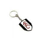 フラム フットボールクラブ Fulham FC オフィシャル商品 クレスト キーリング キーホルダー 【海外通販】