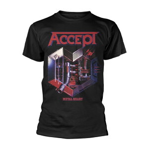 (アクセプト) Accept オフィシャル商品 ユニセックス Metal Heart Tシャツ 半袖 トップス 【海外通販】