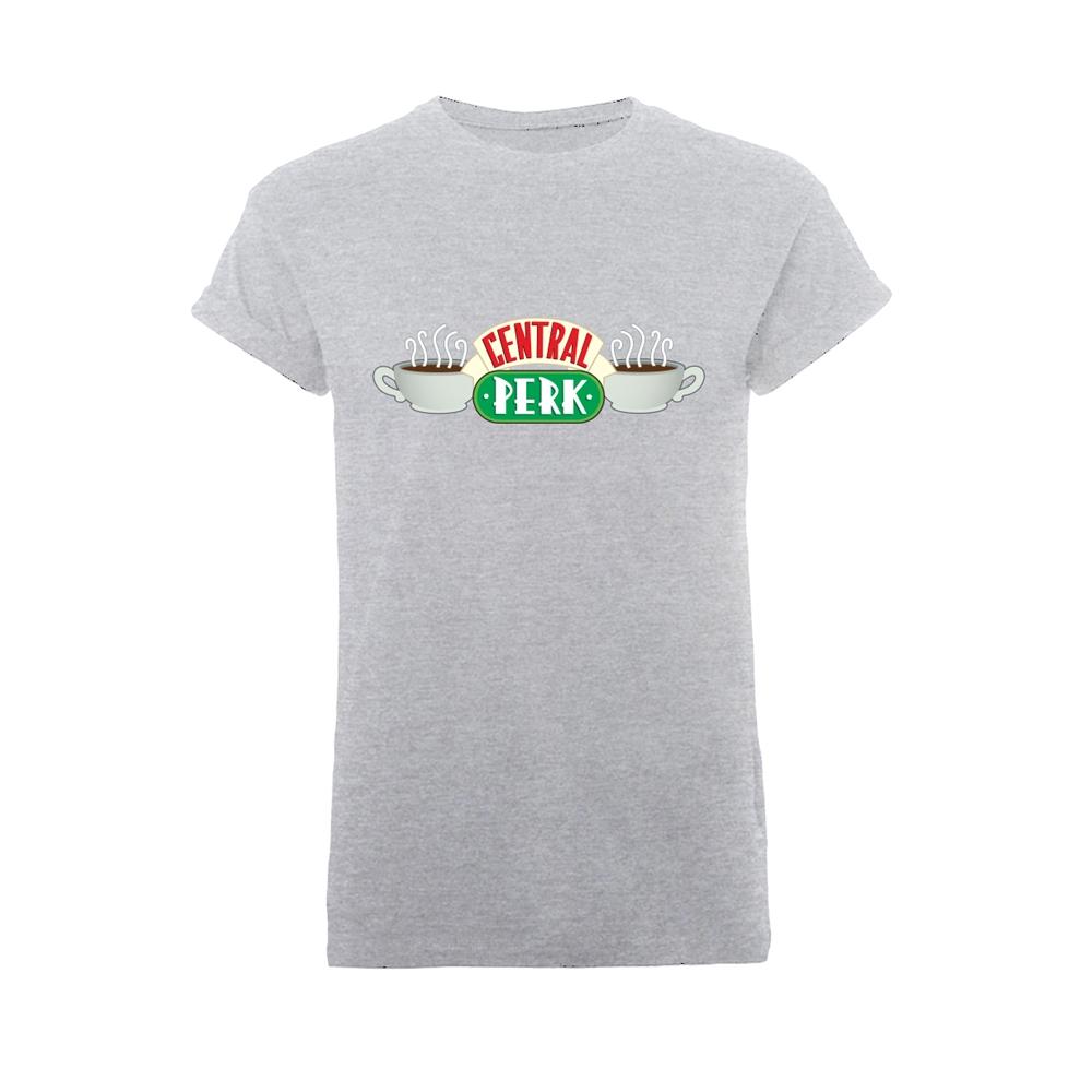 (フレンズ) Friends オフィシャル商品 ユニセックス Central Perk Tシャツ ロールスリーブ 半袖 トップス 