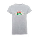 (フレンズ) Friends オフィシャル商品 ユニセックス Central Perk Tシャツ ロールスリーブ 半袖 トップス 【海外通販】