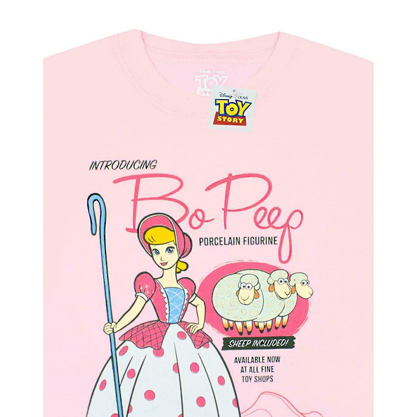 (トイ・ストーリー) Toy Story オフィシャル商品 キッズ・子供 ガールズ Bo Peep Tシャツ 半袖 トップス カットソー 【海外通販】