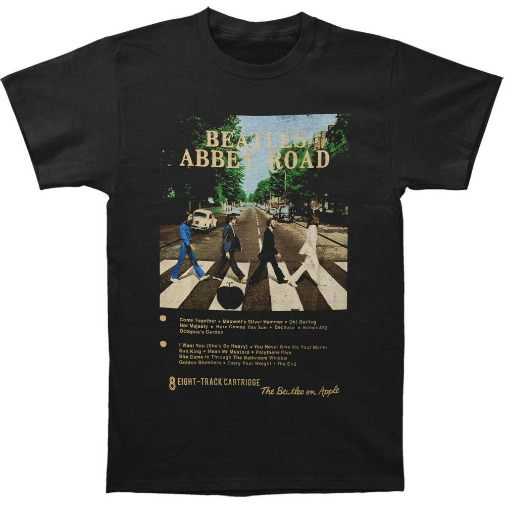 (ザ・ビートルズ) The beatles オフィシャル商品 ユニセックス 8トラック Abbey Road Tシャツ 半袖 トップス 【海外通販】