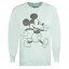 (ディズニー) Disney オフィシャル商品 レディース ミッキーマウス 長袖 スウェットシャツ トレーナー 【海外通販】