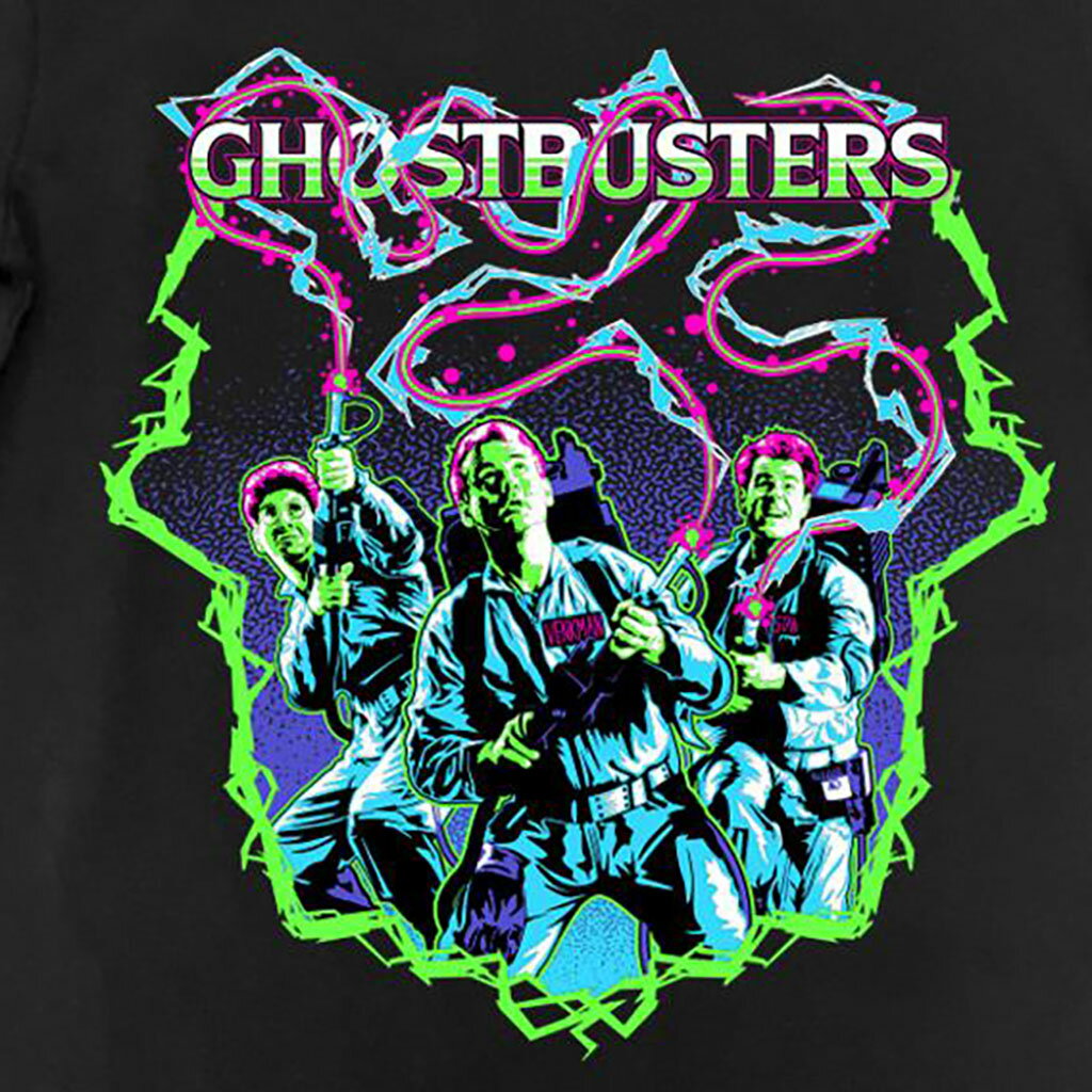 (ゴーストバスターズ) Ghostbusters オフィシャル商品 レディース ネオン 半袖 Tシャツワンピース 【海外通販】