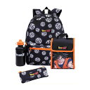 (ドラゴンボールZ) Dragon Ball Z オフィシャル商品 キッズ・子供 悟空 リュック ランチバック 水筒 セット (4ピース) 【海外通販】