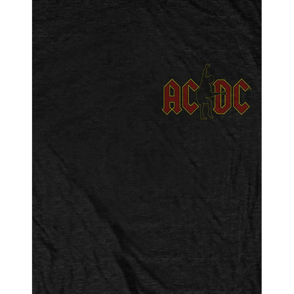 (エーシー・ディーシー) AC/DC オフィシャル商品 ユニセックス Hard As Rock バックプリント Tシャツ 半袖 トップス 【海外通販】