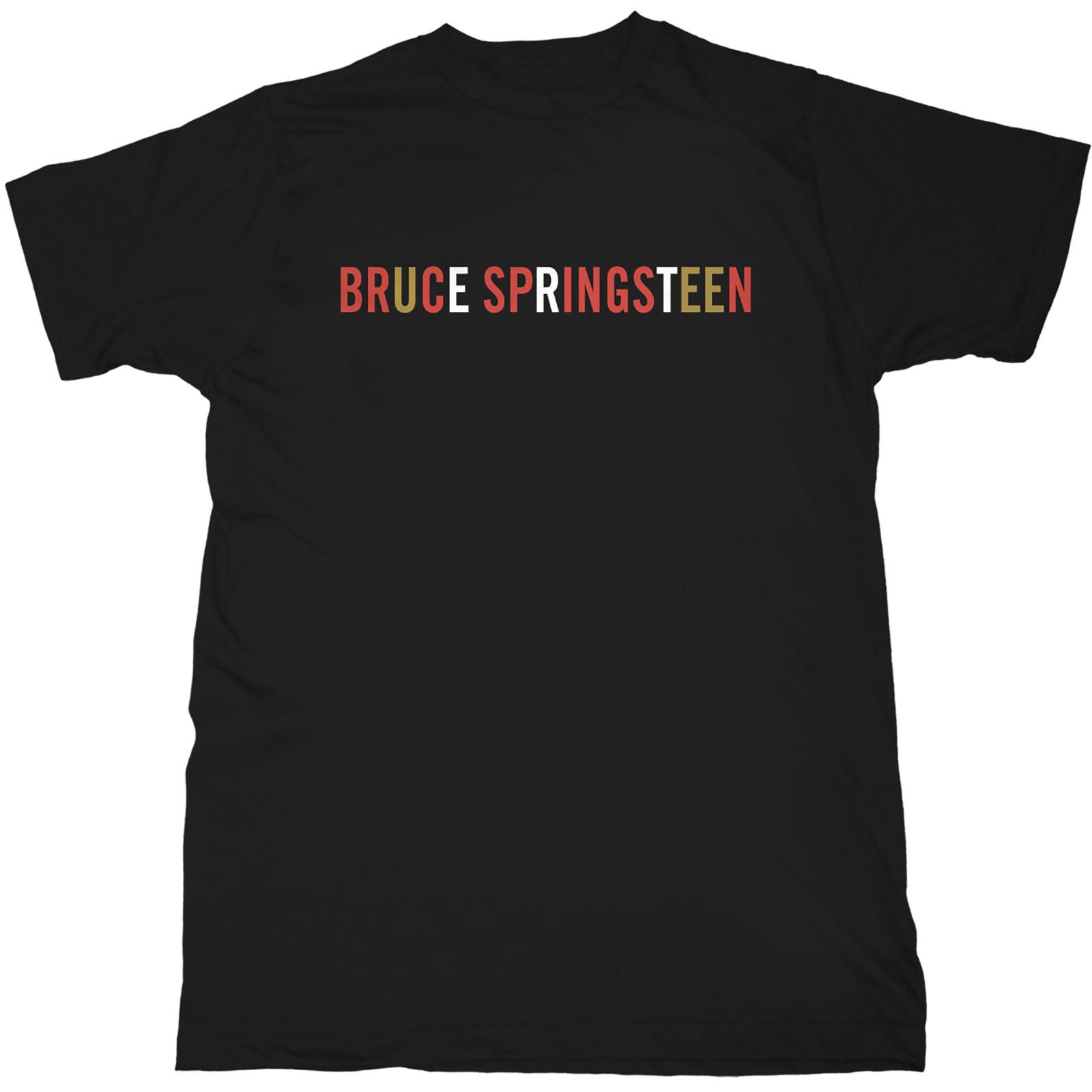 (ブルース・スプリングスティーン) Bruce Springsteen オフィシャル商品 ユニセックス ロゴ Tシャツ 半袖 トップス 【海外通販】