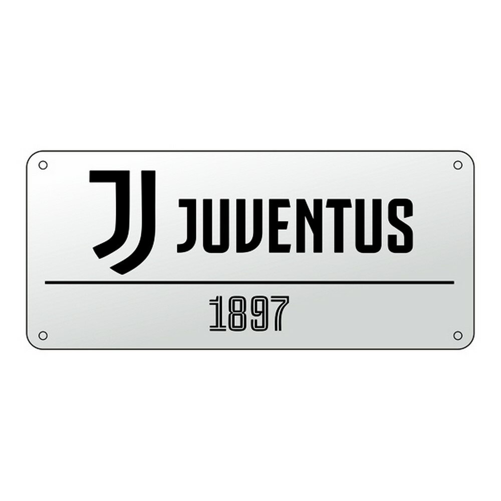 ユヴェントス フットボールクラブ Juventus FC オフィシャル商品 ストリートサイン ブリキ看板 