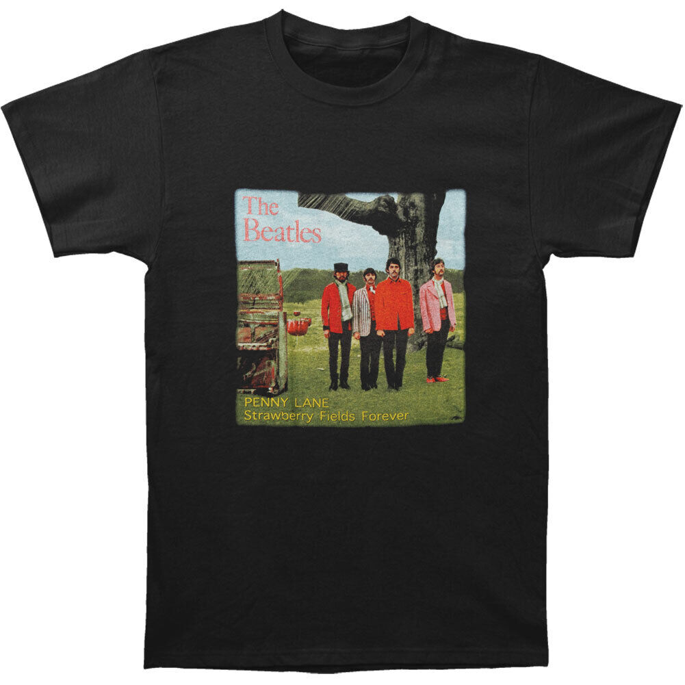 (ザ・ビートルズ) The Beatles オフィシャル商品 ユニセックス Strawberry Fields Forever Tシャツ 半袖 トップス 【海外通販】