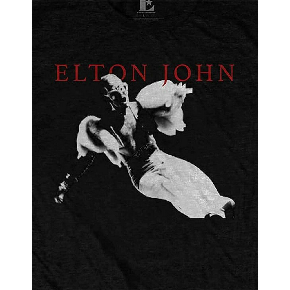 Rakuten - (エルトン・ジョン) Elton John オフィシャル商品 ユニセックス Homage 1 Tシャツ コットン 半袖 トップス 【海外通販】