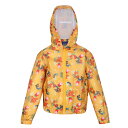 (レガッタ) Regatta キッズ・子供・ベビー Muddy Puddle ペッパピッグ オフィシャル商品 フローラル フード付き 防水 ジャケット レインコート 【海外通販】