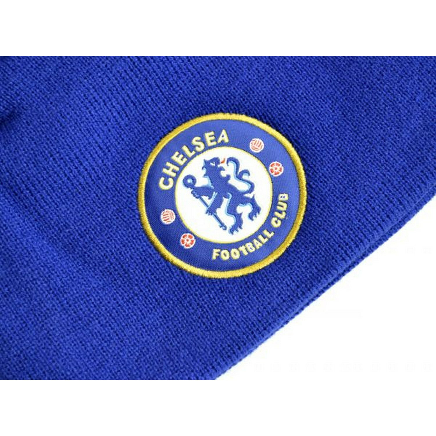チェルシー フットボールクラブ Chelsea FC オフィシャル商品 クレスト ニット帽 ビーニー ニットキャップ 【海外通販】