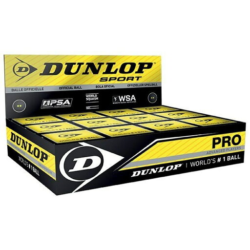 (ダンロップ) Dunlop Pro スカッシュ用 ボール (12個セット) 【海外通販】 (ダンロップ) Dunlop Pro スカッシュ用 ボール (12個セット) 【海外通販】