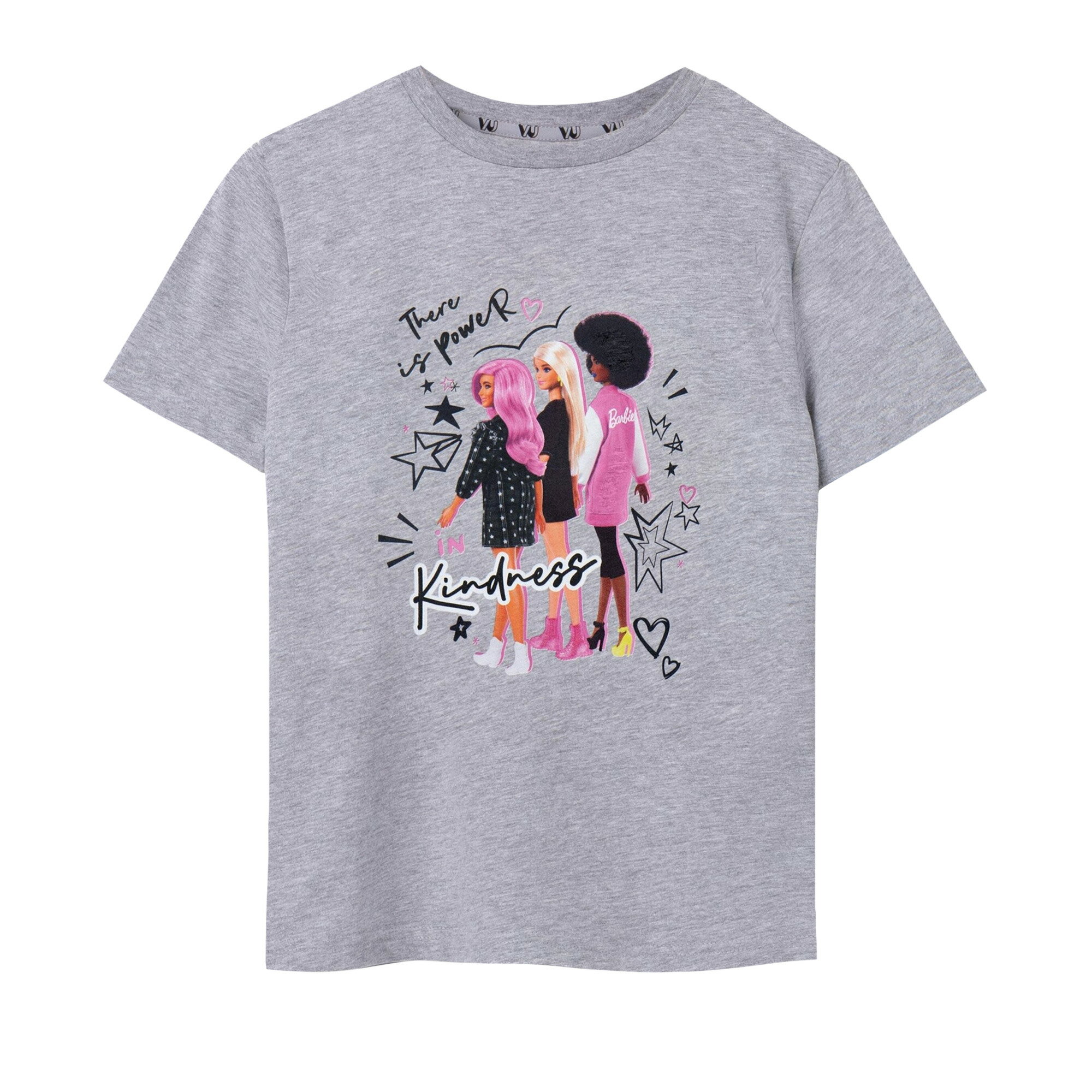 (バービー) Barbie オフィシャル商品 キッズ・子供 ガールズ Tシャツ There Is Power In Kindness マー..