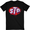 (ストーン・テンプル・パイロッツ) Stone Temple Pilots オフィシャル商品 ユニセックス ロゴ Tシャツ コットン 半袖 トップス 【海外通販】