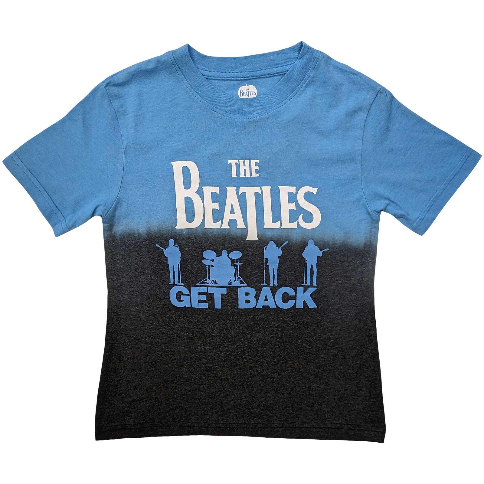 (ビートルズ) The Beatles オフィシャル商品 キッズ・子供 Get Back Tシャツ ウォッシュ加工 半袖 トップス 【海外通販】