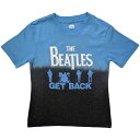 (ビートルズ) The Beatles オフィシャル商品 キッズ 子供 Get Back Tシャツ ウォッシュ加工 半袖 トップス 【海外通販】