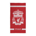 リバプール・フットボールクラブ Liverpool FC オフィシャル商品 You'll Never Walk Alone コットン ビーチタオル バスタオル 【海外通販】