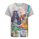 (レゴxスター・ウォーズ) Lego Star Wars オフィシャル商品 キッズ・子供 ボーイズ Tシャツ The Force Is Strong 半袖 トップス 【海外通販】